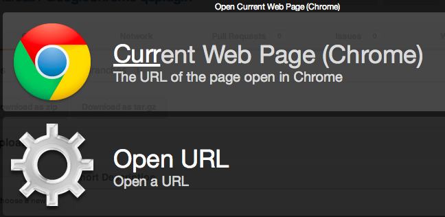 Current page in Chrome