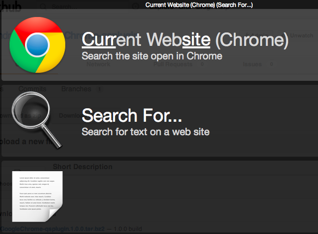Search current site in Chrome